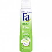 Дезодорант Fa женский 150 мл. спрей Fresh&Free Аромат лайма и кокоса (Ст.12)