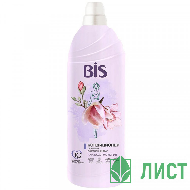 Кондиционер для белья BIS 900 мл Чарующая магнолия, суперконцентрат