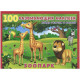 Книжка А5 100 развивающих наклеек Зоопарк (Фламинго) артнаклейки 19884