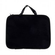 Папка А4 текстиль на молнии ручка-тесьма (deVENTE) Черная 35x27x2 см арт 3075600