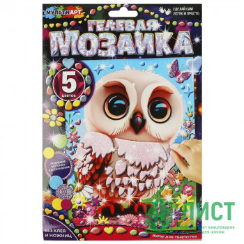 Игра Мозаика гелевая Сова (MultiArt) арт.GEL-OWL Игра Мозаика гелевая Сова (MultiArt) арт.GEL-OWL