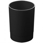 Подставка для ручек и карандашей (СТАММ) стакан ОФИС черный арт.ОФ777/15-1326 /30503