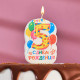 Свеча ЦИФРА Праздник "5" жёлтый арт.2840239