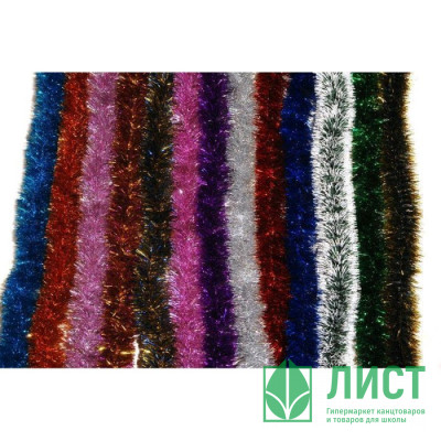 Мишура 05*200см №25 &quot;Норка&quot; цв. серебро (Ст.90) Мишура 05*200см №25 "Норка" цв. серебро (Ст.90)