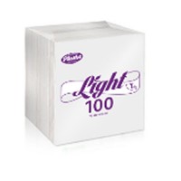 Салфетки бумажные 90штук в пачке Plushe Light белые