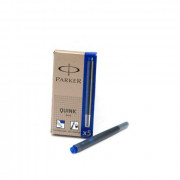 Баллончик для перьевой  ручки PARKER синий цена за 1 уп. (5 шт.)
