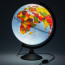 Глобус физико-политический диаметр 320мм Классик с подсветкой Новый арт К013200101 - 