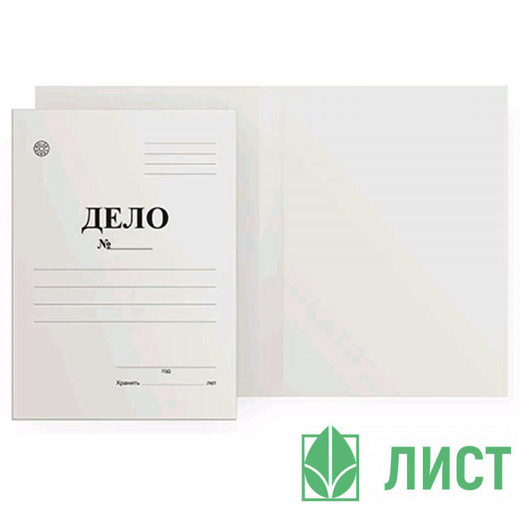 Обложка "ДЕЛО" 440г/м2 немелованный картон арт.D00608 (Ст.150)
