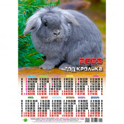 Календарь настенный листовой 2023г А3 "Пеперони" арт.009