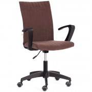 Кресло  офисное SPARK флок, коричневый (7)