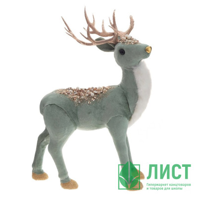 Игрушка декор. "Олень" 31см цв.мятный арт.791062 Игрушка декор. "Олень" 31см цв.мятный арт.791062