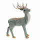 Игрушка декор. "Олень" 31см цв.мятный арт.791062