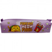 Пенал-косметичка 1 отделение (Hatber) Cats-Fast food 210*45*45мм арт. Npk_47249