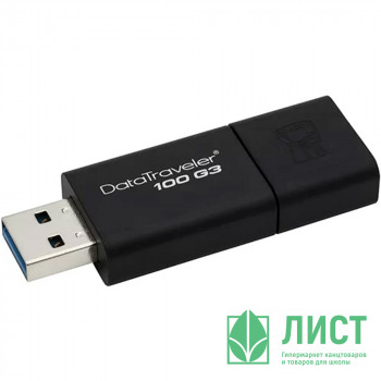 Флеш диск 128GB Kingston DataTraveler 100 G3,USB 3.0,черный Флеш диск 128GB Kingston DataTraveler 100 G3,USB 3.0,черный