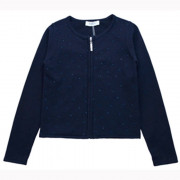 Кардиган для девочки (Malini) артикул 3719 цвет синий