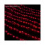 Гирлянда электрическая для дома занавес Дождь 1,5*1м 300LED цвет красный (светлый провод) арт.671634 - 