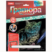 Гравюра А4 Animals Котенок британец (LORI) арт.Гр-535