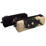 Пенал-косметичка 1 отделение (ErichKrause) Кот вне фокуса 210х70х70мм арт.62867