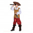 Костюм для мальчика Пират Капитан Флинт (камзол,штаны,аксессуары) р.30/116-36/146 ткань арт.5061 - 