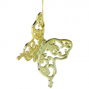 Украшение декоративное "Бабочка в золоте" 9,5см арт.86737
