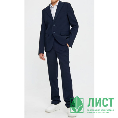 Костюм (Praleska) арт.24342-33 Президент клетка (пиджак классический/брюки зауженные) размерный ряд 30/122-46/176 цвет синий Костюм (Praleska) арт.24342-33 Президент клетка (пиджак классический/брюки зауженные) размерный ряд 30/122-46/176 цвет синий