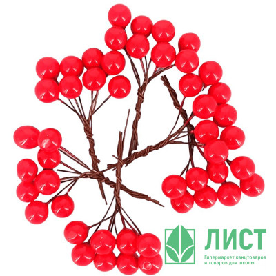 Украшение декоративное "Веточка. Ягоды Рябины" 06шт. пучок арт.DL-DRL07788 Украшение декоративное "Веточка. Ягоды Рябины" 06шт. пучок арт.DL-DRL07788