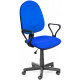 Кресло для оператора пластик/ткань Мартин/Самба синий арт.С-14
