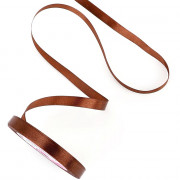 Лента подароч. атласная 10мм*23±1м цв.тёмно-коричневая арт.1218206