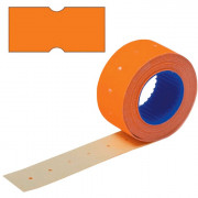 Этикет-лента 21*12 прямоугольная оранжевый 600этикеток арт.2061714
