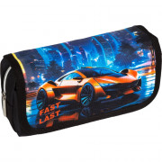 Пенал-косметичка 1 отделение с верхней створкой на липучке (deVente) Fast Or Last 20,5x9,5x7 см арт.7020501