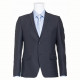 Костюм для мальчика (Bremer) Паркер пиджак классический/брюки классические размер 36/140 цвет черный/полоса
