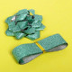 Набор для упаковки "Мерцание" (Бант 6см,лента 2см*3м) зеленый арт.144-0078