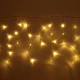 Гирлянда электрическая для дома занавес Бахрома 1,5*0,3/0,5м 48LED цвет белый (светлый провод) арт.116-012