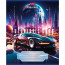 Тетрадь 18 листов клетка (Hatber) Futuristic cars ассорти арт 18Т5В1 - 