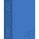 Тетрадь пластиковая обложка А5 линия 48 листов (Hatber) PROGRESSIVE Синяя арт.48Т5В2