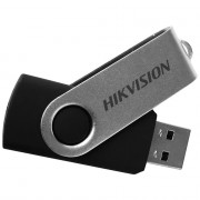 Флеш диск 32GB HIKVision M200S,USB 2.0, цв.черный/серебристый
