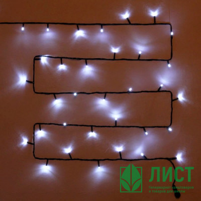Гирлянда эл.уличная точечная 15м 180LED цв.белый (т.провод) 8реж. арт.183-674 Гирлянда эл.уличная точечная 15м 180LED цв.белый (т.провод) 8реж. арт.183-674