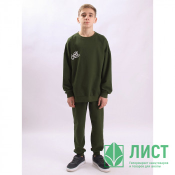 Брюки для мальчика BATIK артикул 045_БП23 размер 34/134-48/176 цвет хаки Брюки для мальчика BATIK артикул 045_БП23 размер 34/134-48/176 цвет хаки