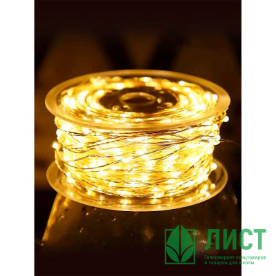 Гирлянда эл.д/дома 100м 1000LED Нить "Роса" цв.теплый белый 8реж. IP44 арт.93628 Гирлянда эл.д/дома 100м 1000LED Нить "Роса" цв.теплый белый 8реж. IP44 арт.93628