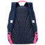 Рюкзак для девочек школьный (Grizzly) арт RG-363-9 /1темно-синий 28х38х18 см - 