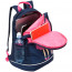 Рюкзак для девочек школьный (Grizzly) арт RG-363-9 /1темно-синий 28х38х18 см - 