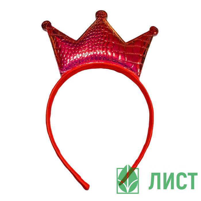 Ободок "Алая корона" 21*15см арт.80950