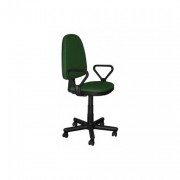 Кресло для оператора пластик/ткань PRESTIGE зеленый (С-34/B-31)
