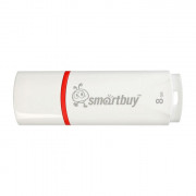 Флеш диск 8GB USB 2.0 SmartBuy Crown, белый
