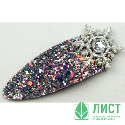 Зажим для волос Снежинка арт.1445 Зажим для волос Снежинка арт.1445