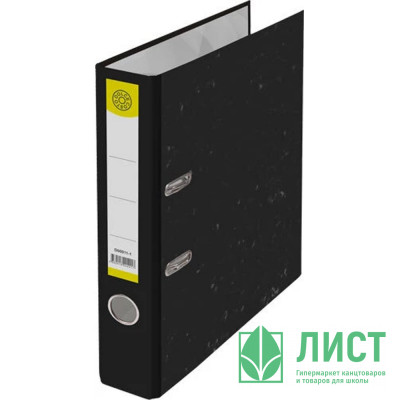 Папка-регистратор 50мм  мрамор черный, без уголка, собранная Папка-регистратор 50мм  мрамор черный, без уголка, собранная