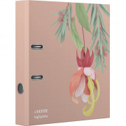 Папка с арочным механизмом deVENTE sigNATURE A4 75 мм, картонная разобранная, металлическая окантовка, запечатка форзаца, с рисунком