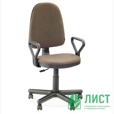 Кресло для оператора пластик/ткань PRESTIGE коричневый (B-17/28) Кресло для оператора пластик/ткань PRESTIGE коричневый (B-17/28)