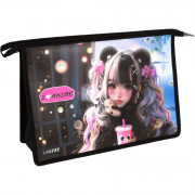 Папка школьная для тетрадей А4 на молнии (deVENTE) I Love Anime арт.8056541