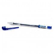 Ручка гелевая  прозрачный корпус  EK 17627 G-POINT синий